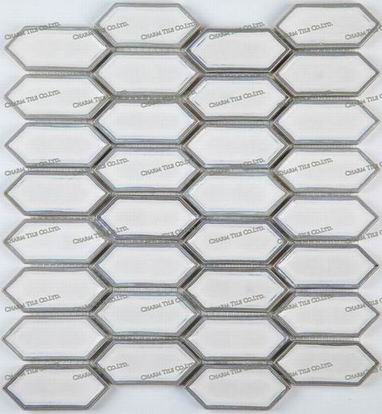 Hand-made Hexagon Mosaic-1Model:Size:
